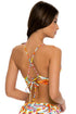 Luli Fama Summer Love Cross Back Bustier Top